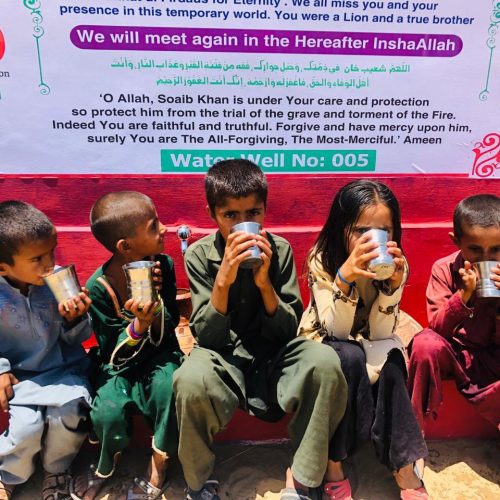 Community accessing clean water