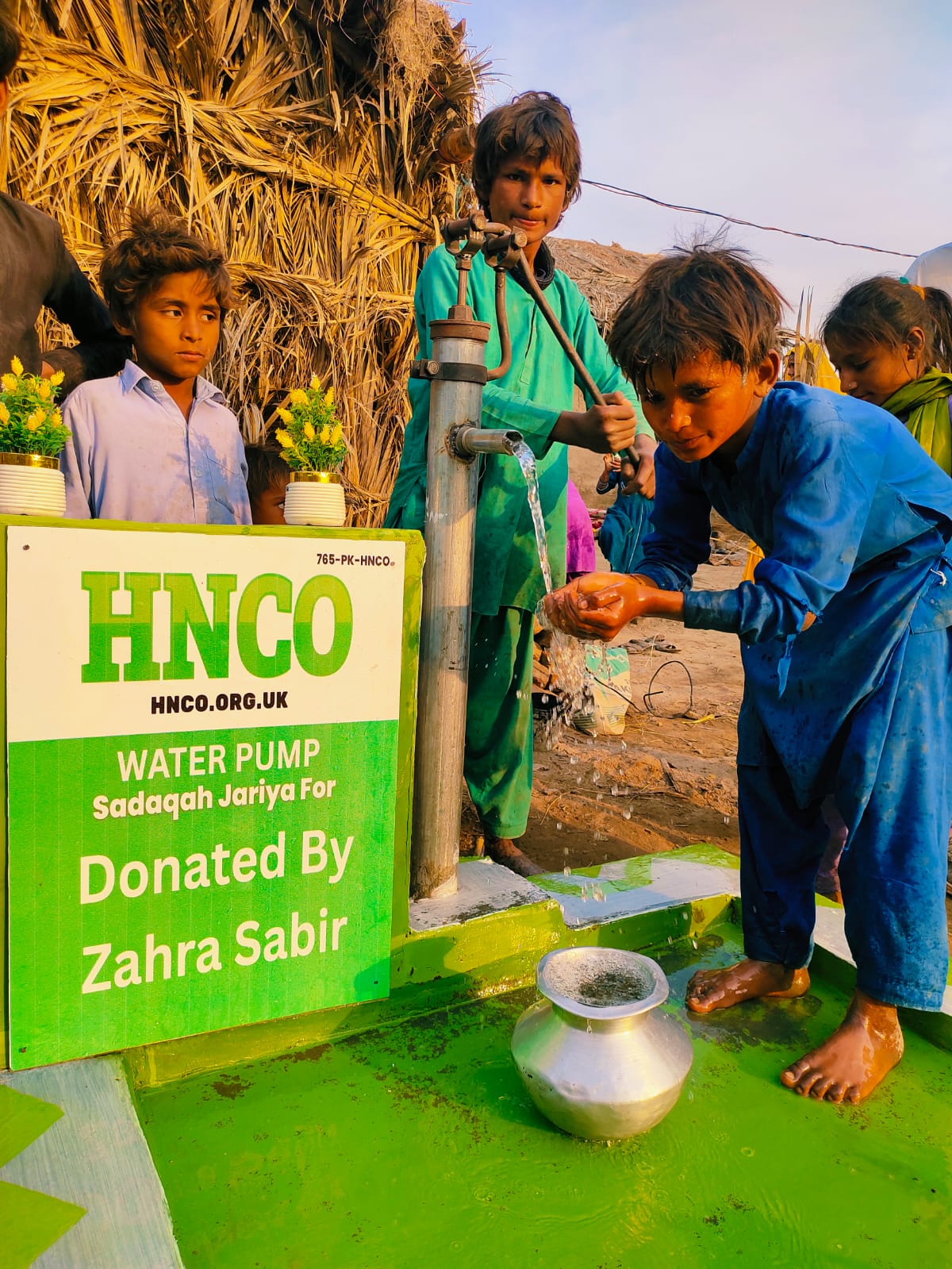 Water pump installation 1