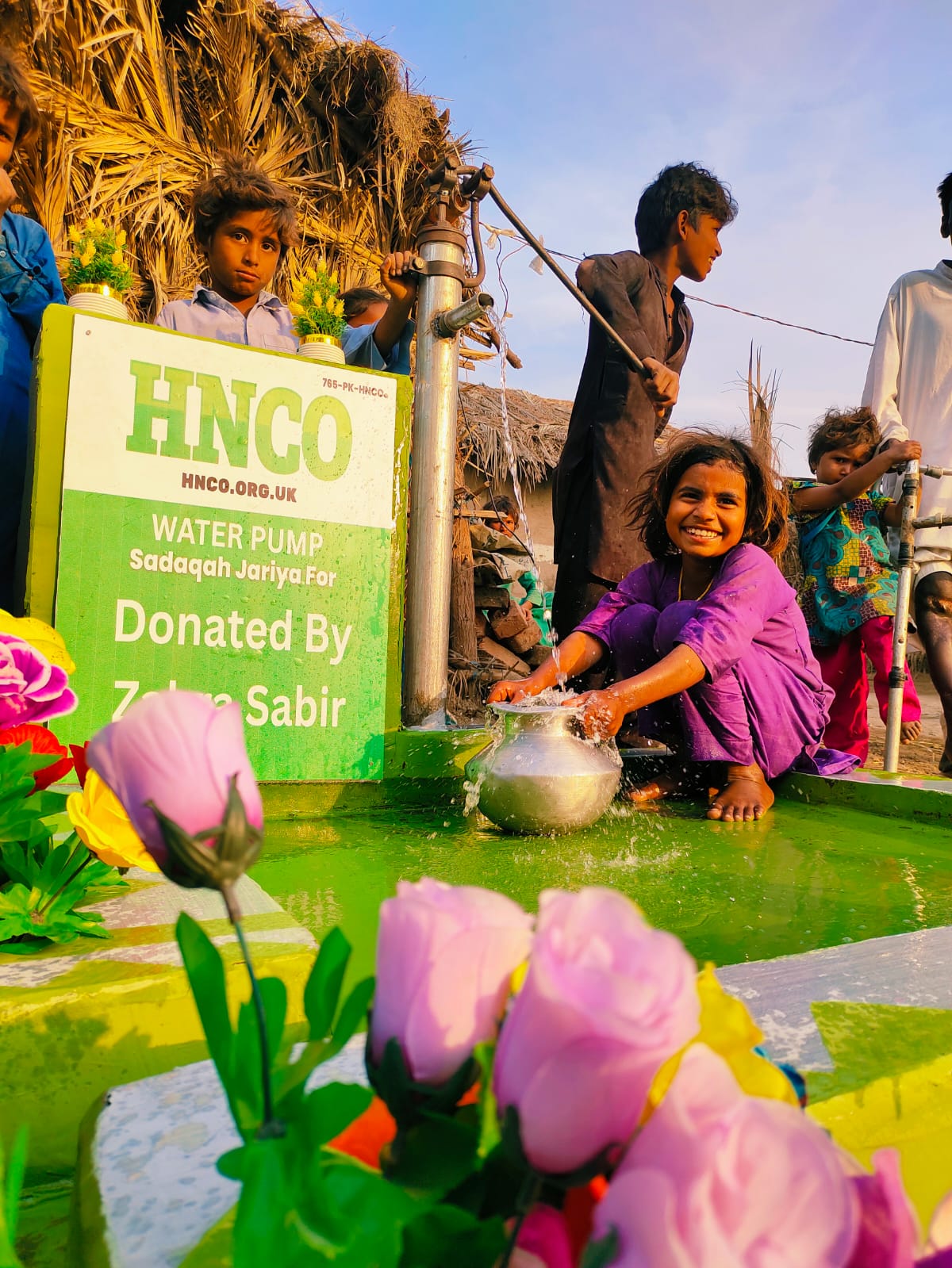 Water pump installation 4