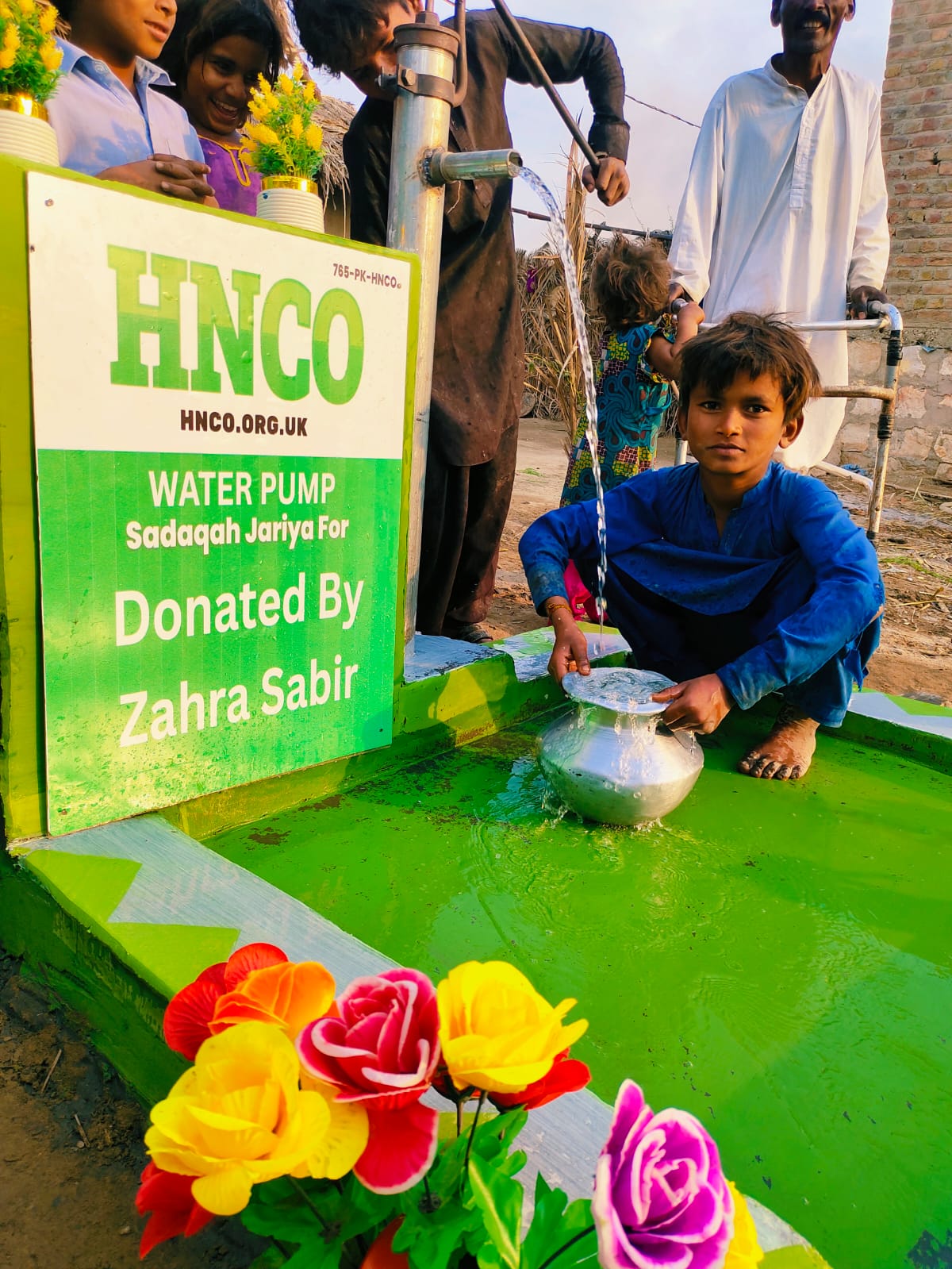 Water pump installation 6