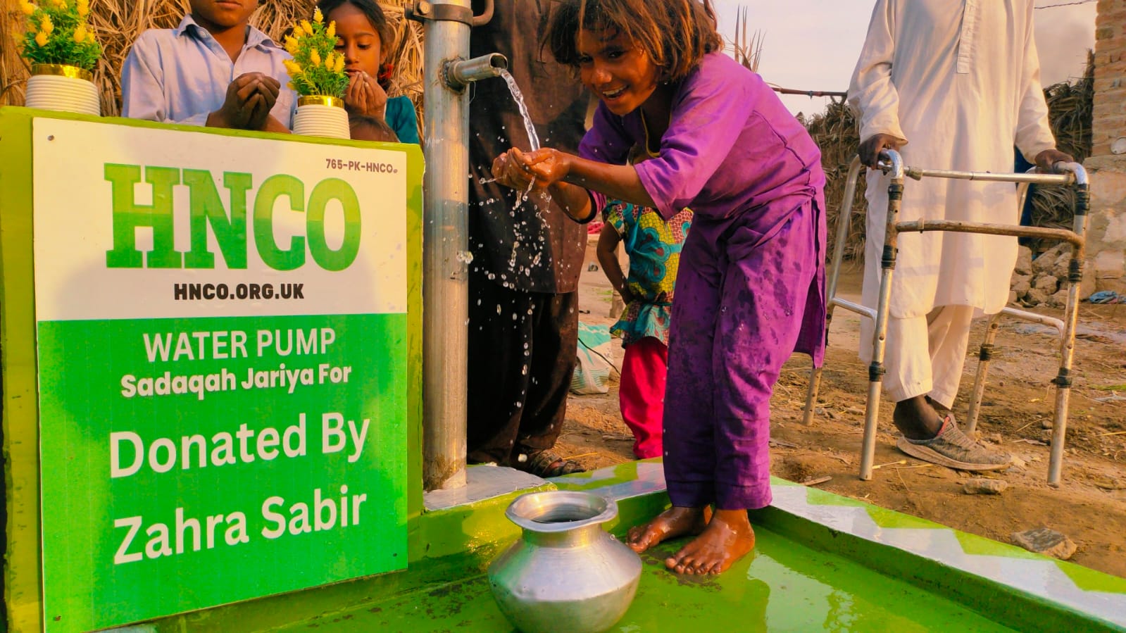 Hand water pump installation 3